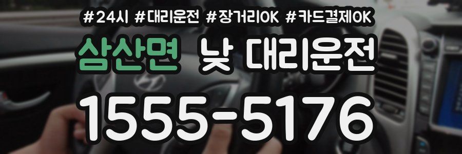 삼산면 낮 대리운전