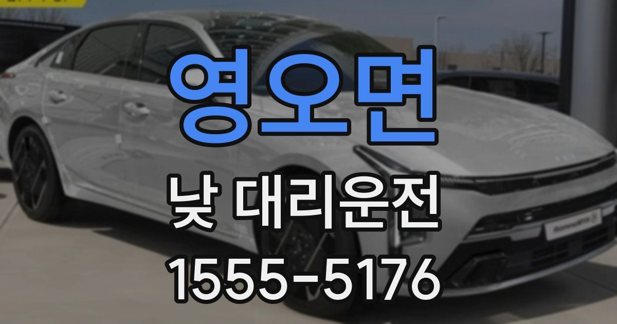 영오면 낮 대리운전