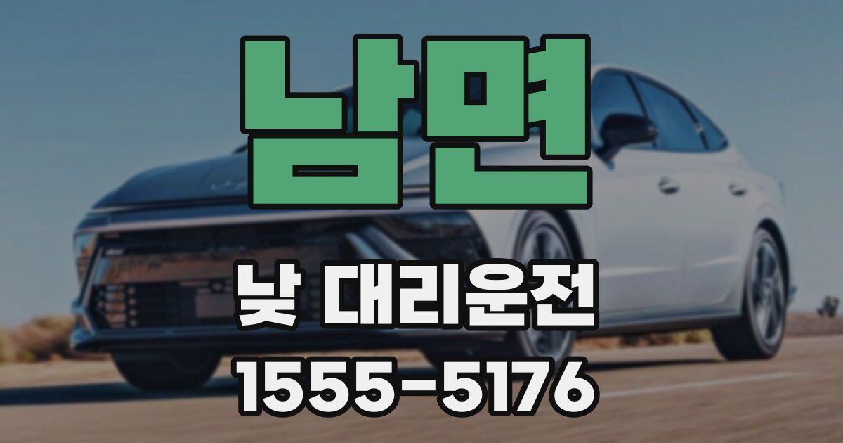 남면 낮 대리운전