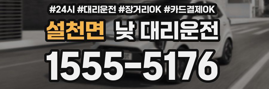 설천면 낮 대리운전