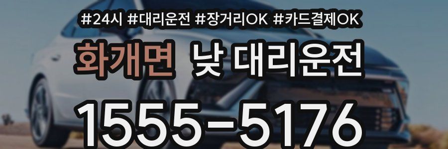 화개면 낮 대리운전