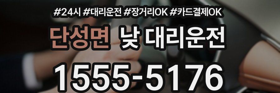 단성면 낮 대리운전