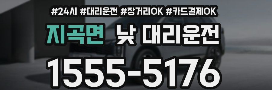 지곡면 낮 대리운전