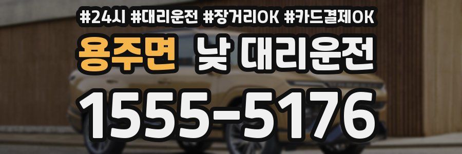 용주면 낮 대리운전