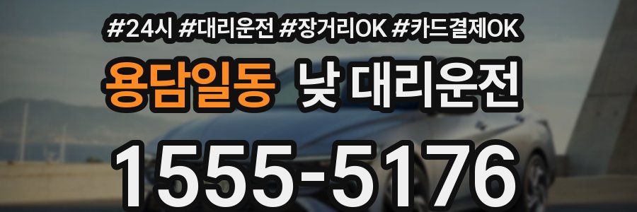 용담일동 낮 대리운전