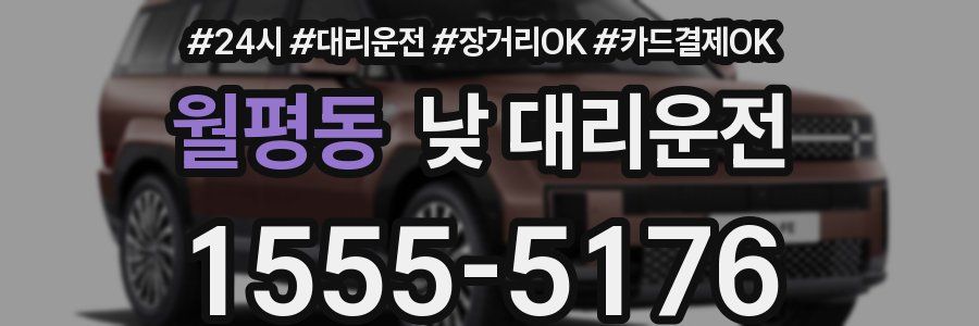 월평동 낮 대리운전