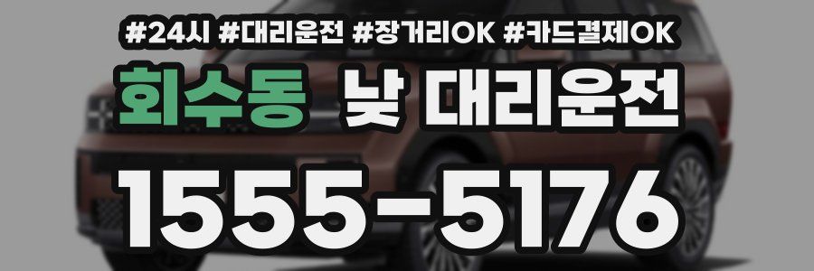회수동 낮 대리운전