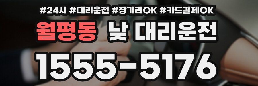 월평동 낮 대리운전