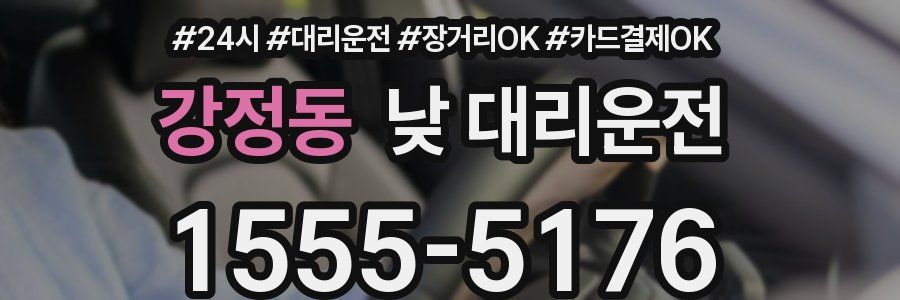 강정동 낮 대리운전