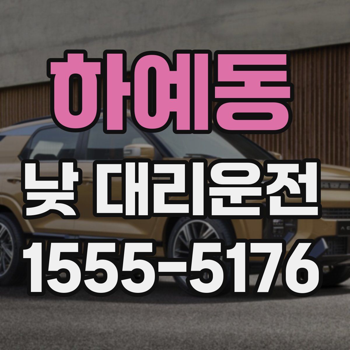 하예동 낮 대리운전