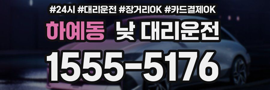 하예동 낮 대리운전
