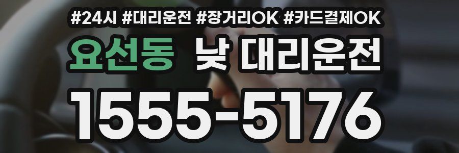 요선동 낮 대리운전