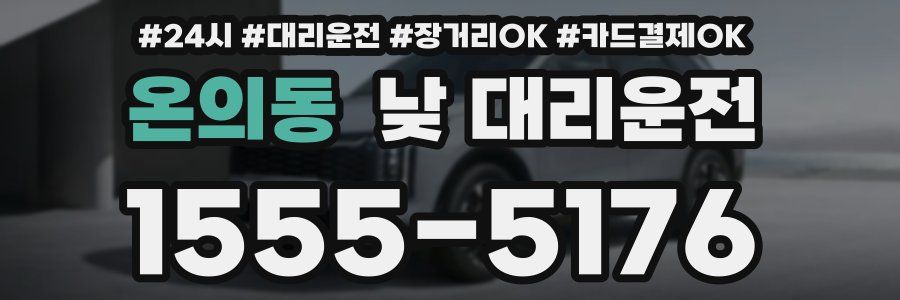 온의동 낮 대리운전