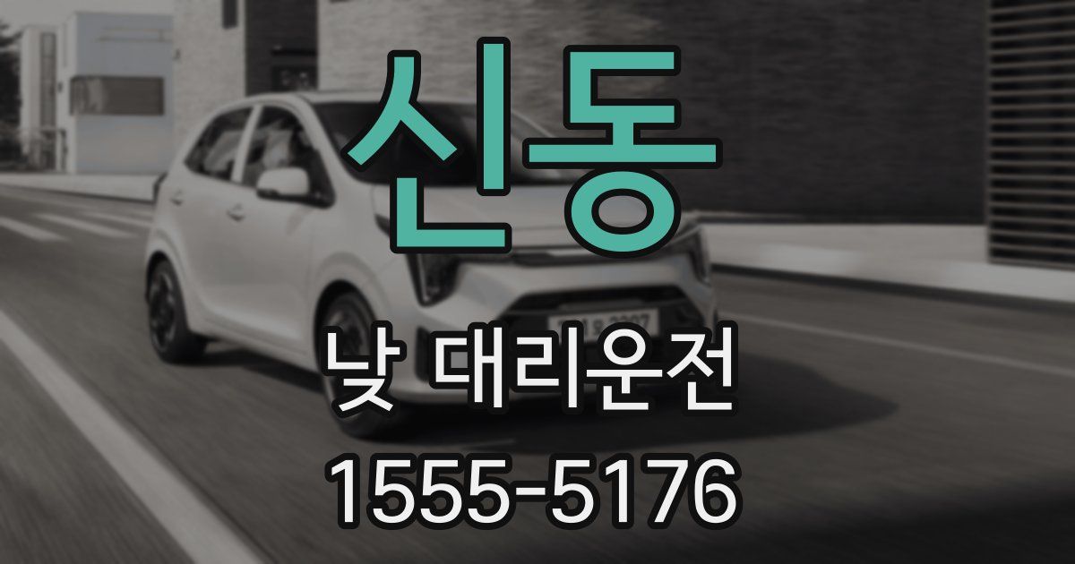 신동 낮 대리운전