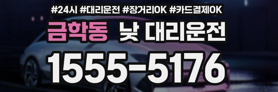 금학동 낮 대리운전