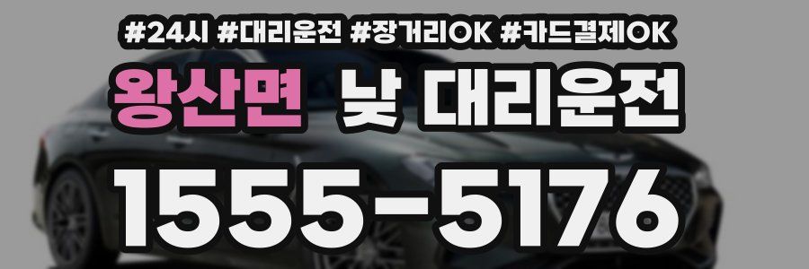 왕산면 낮 대리운전