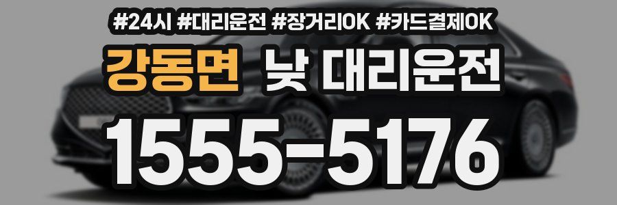 강동면 낮 대리운전