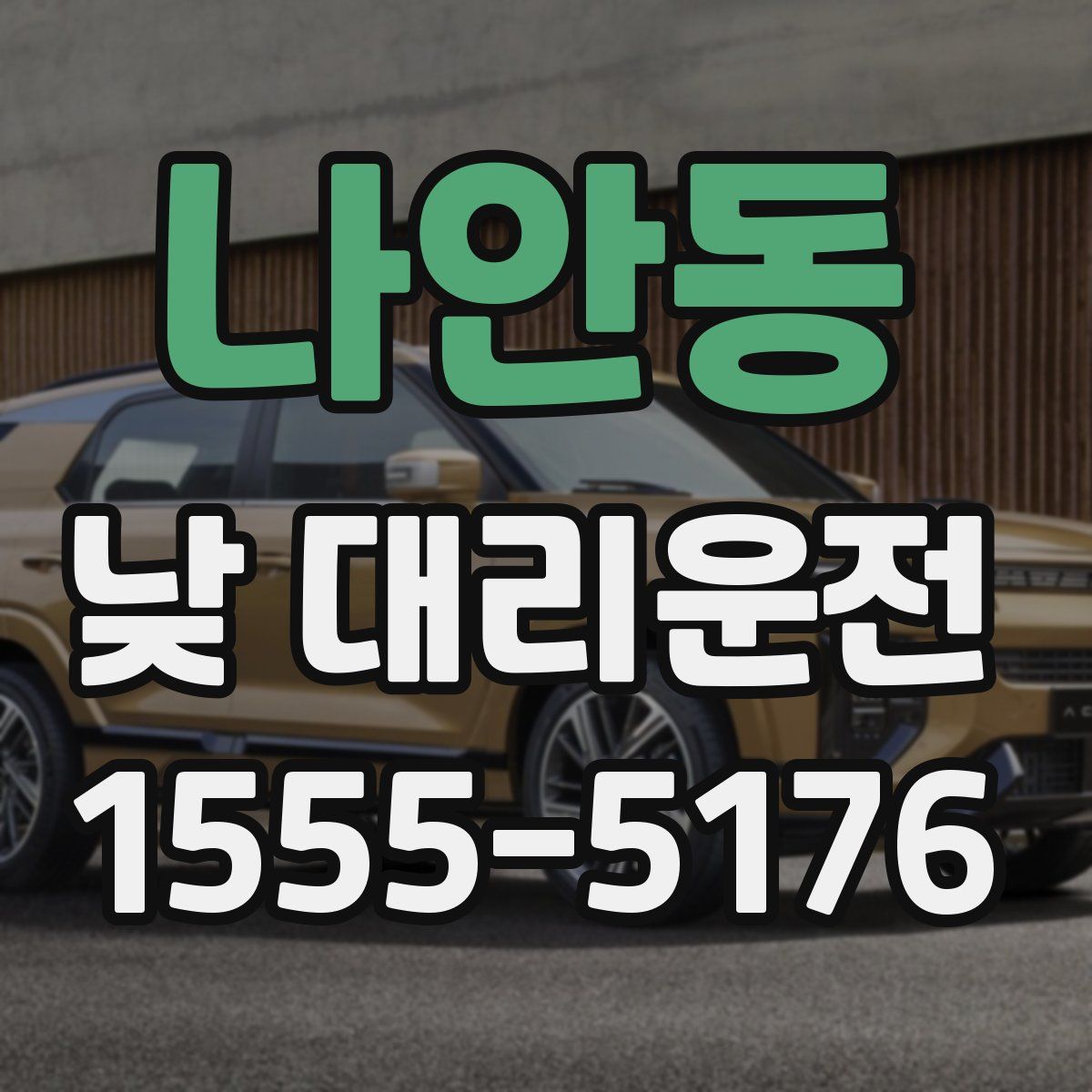 나안동 낮 대리운전