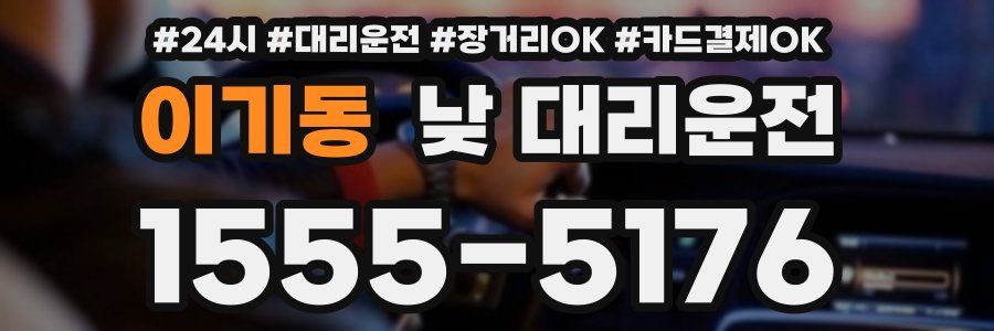 이기동 낮 대리운전