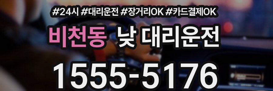 비천동 낮 대리운전
