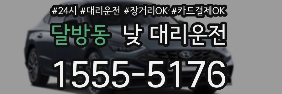 달방동 낮 대리운전
