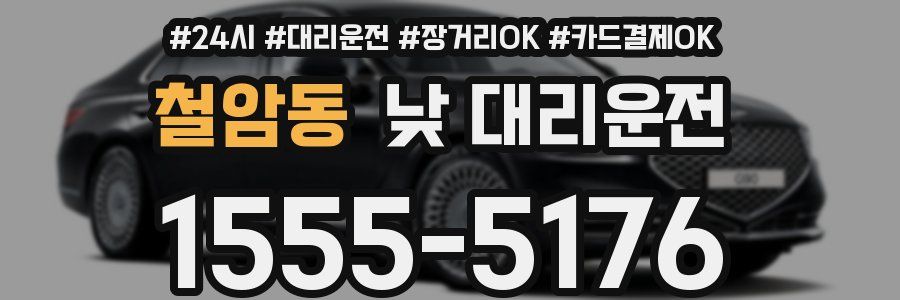 철암동 낮 대리운전