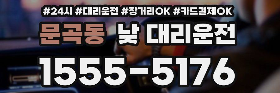 문곡동 낮 대리운전