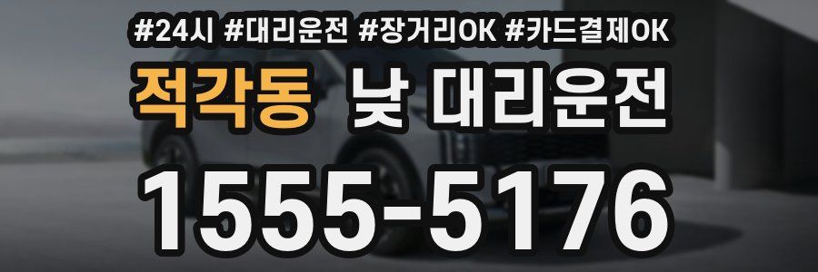 적각동 낮 대리운전