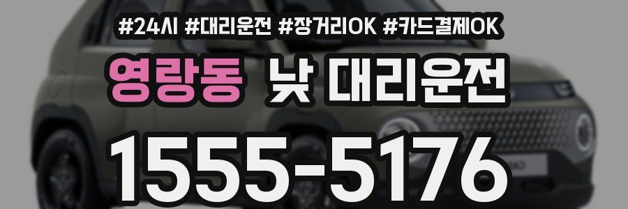 영랑동 낮 대리운전