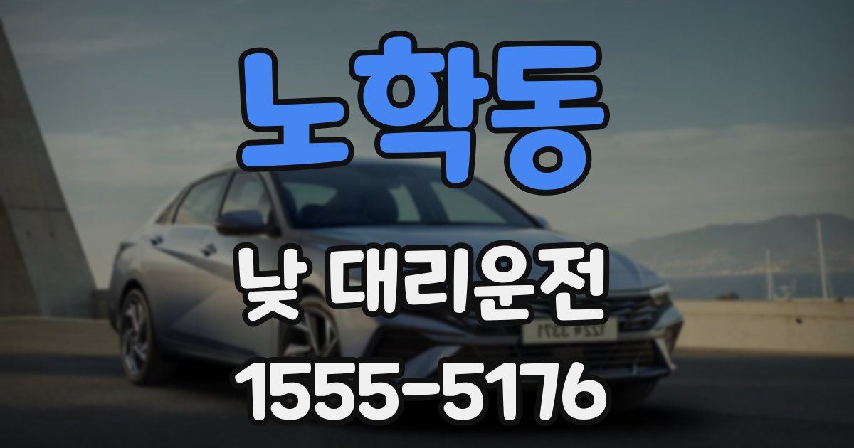 노학동 낮 대리운전