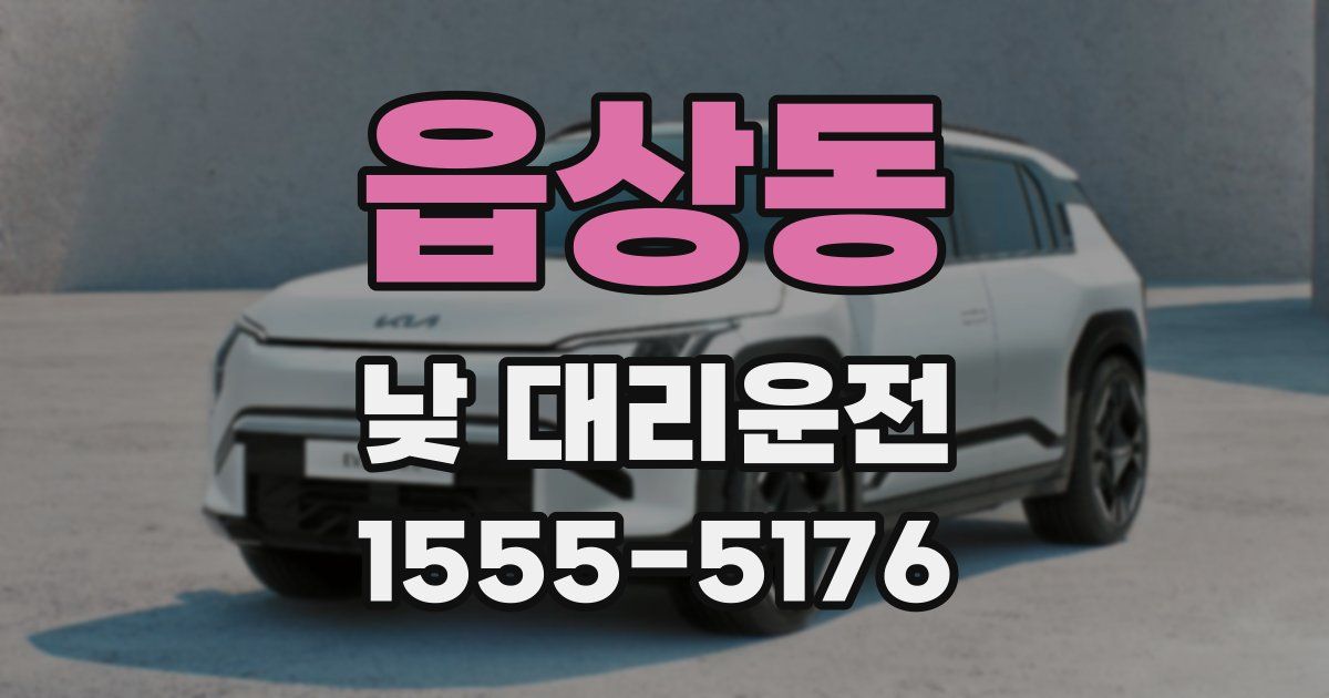 읍상동 낮 대리운전