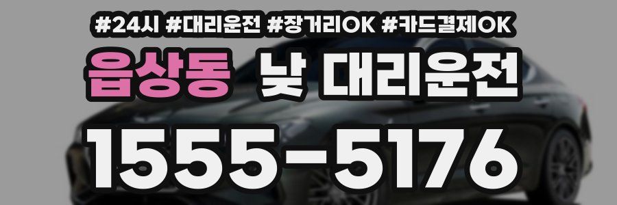 읍상동 낮 대리운전