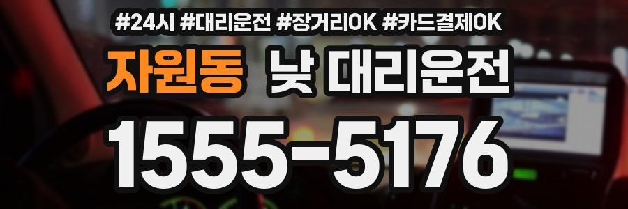 자원동 낮 대리운전
