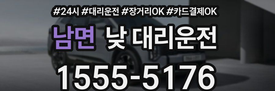 남면 낮 대리운전