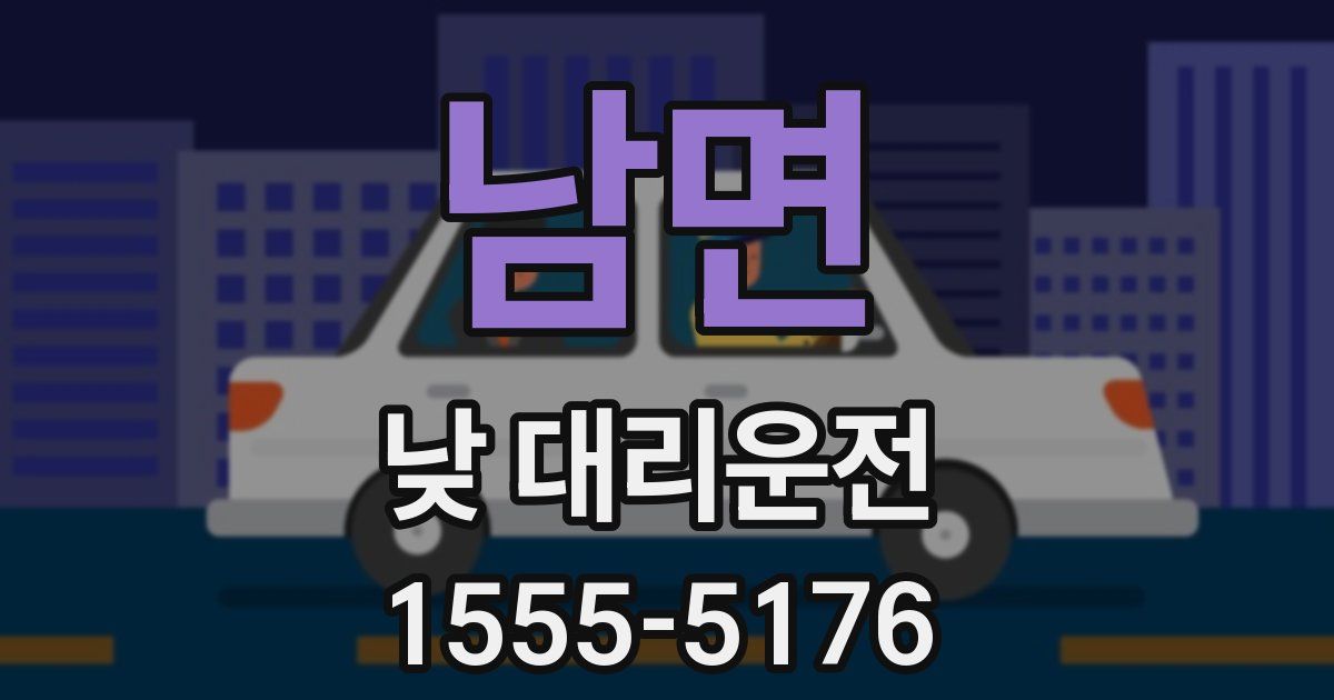 남면 낮 대리운전
