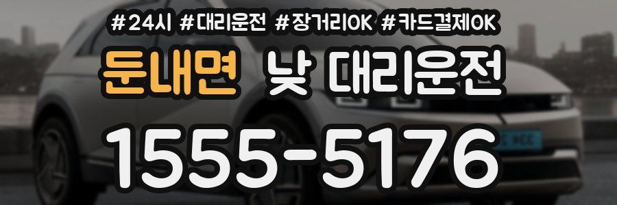 둔내면 낮 대리운전