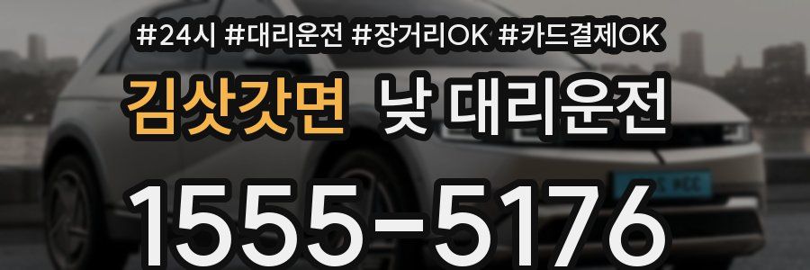 김삿갓면 낮 대리운전
