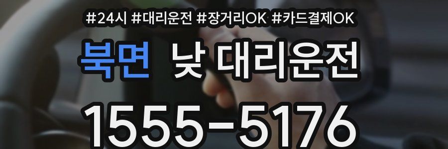 북면 낮 대리운전