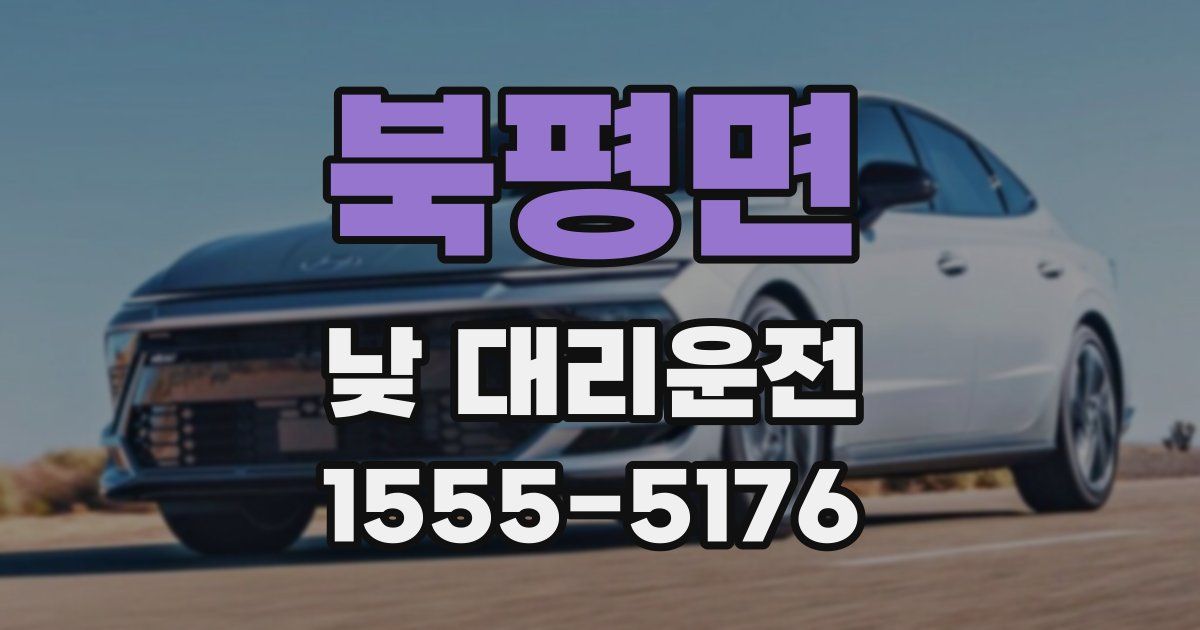 북평면 낮 대리운전