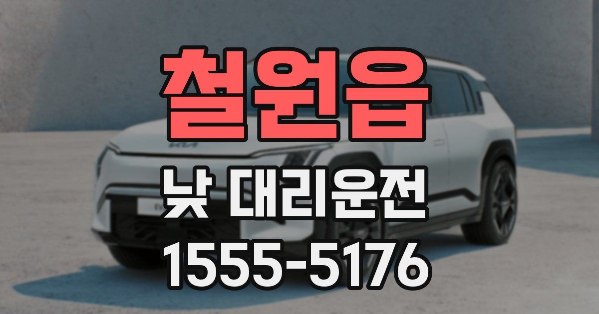 철원읍 낮 대리운전