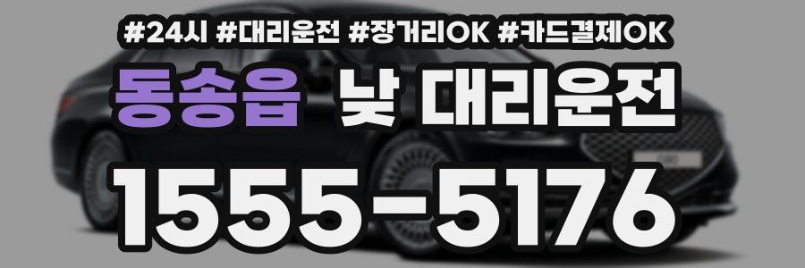 동송읍 낮 대리운전