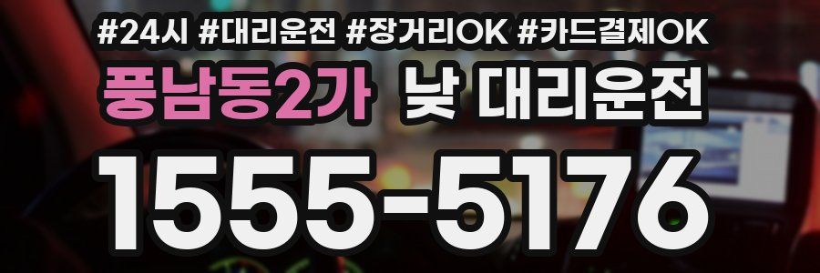 풍남동2가 낮 대리운전