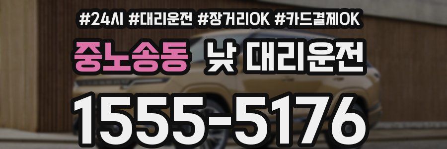 중노송동 낮 대리운전