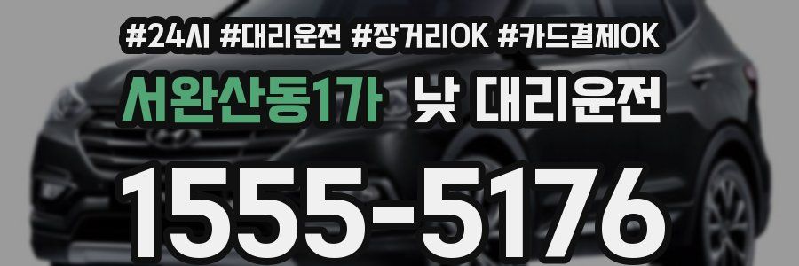 서완산동1가 낮 대리운전