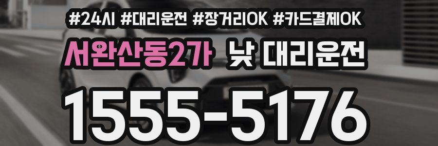서완산동2가 낮 대리운전