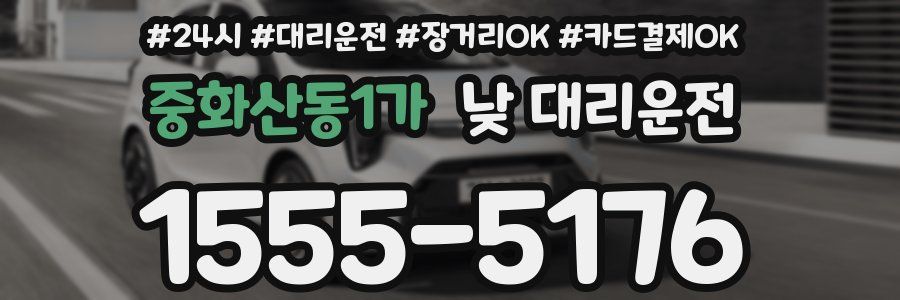 중화산동1가 낮 대리운전