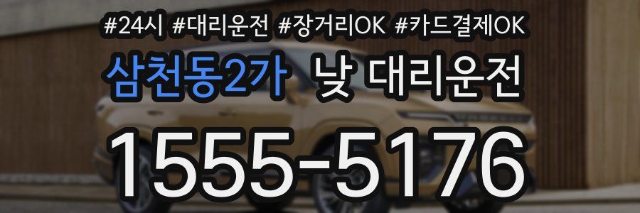 삼천동2가 낮 대리운전