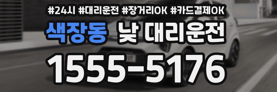 색장동 낮 대리운전