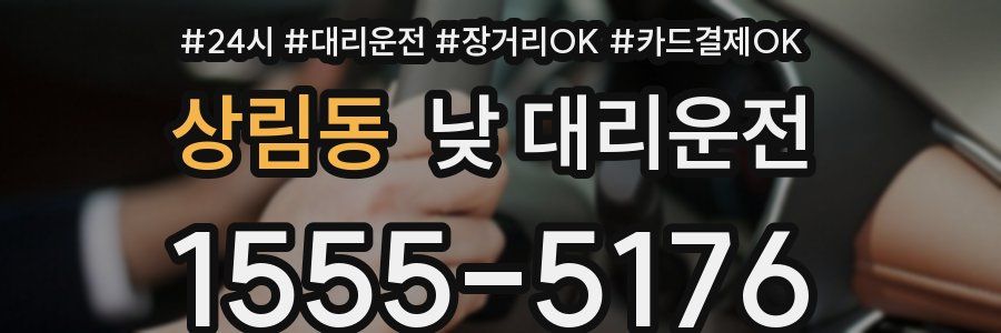 상림동 낮 대리운전
