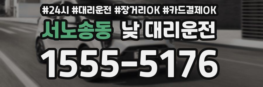 서노송동 낮 대리운전